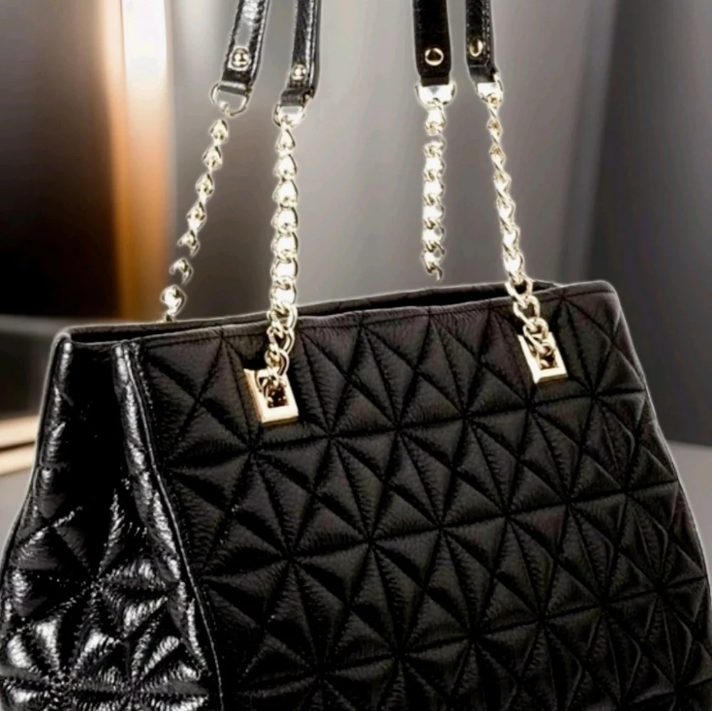 Kate Spade Sedgewick Place Phoebe Shoulder Bag Quilt Leather Pristine Cond RP448